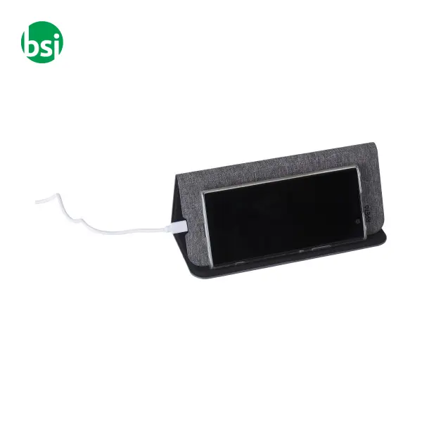 Tappetino per mouse rPET con caricatore rapido Selene -  1