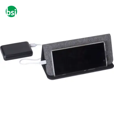 Tappetino per mouse rPET con caricatore rapido Selene - Immagine 5