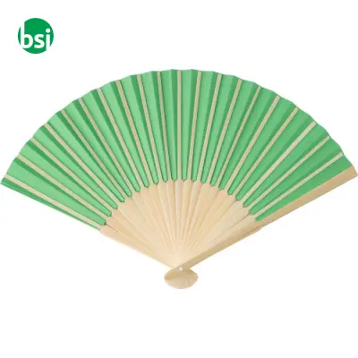 Ventaglio manuale in bamboo Elio - Immagine 2