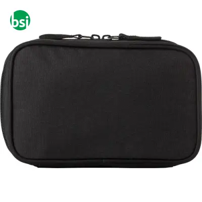 Necessaire da viaggio in poliestere rPET Calix - Immagine 3