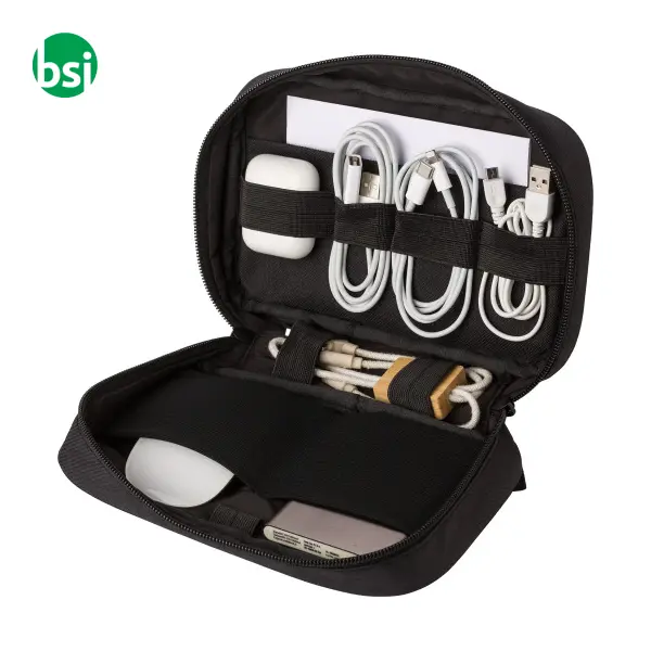 Necessaire da viaggio in poliestere rPET Calix -  4