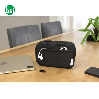 Necessaire da viaggio in poliestere rPET Calix - Immagine 6