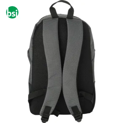 Zaino in poliestere bicolore personalizzato Indigo - Immagine 3