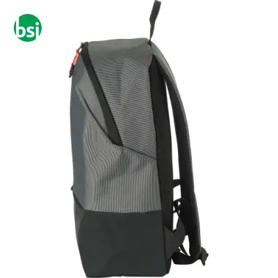 Zaino in poliestere bicolore personalizzato Indigo - Immagine 4
