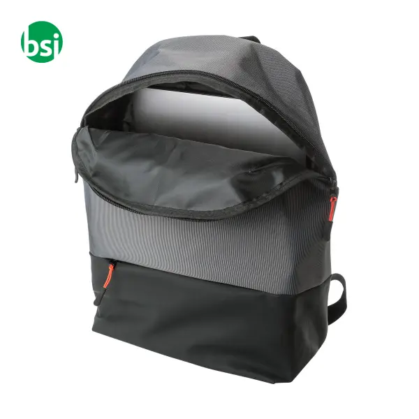 Zaino in poliestere bicolore personalizzato Indigo -  6