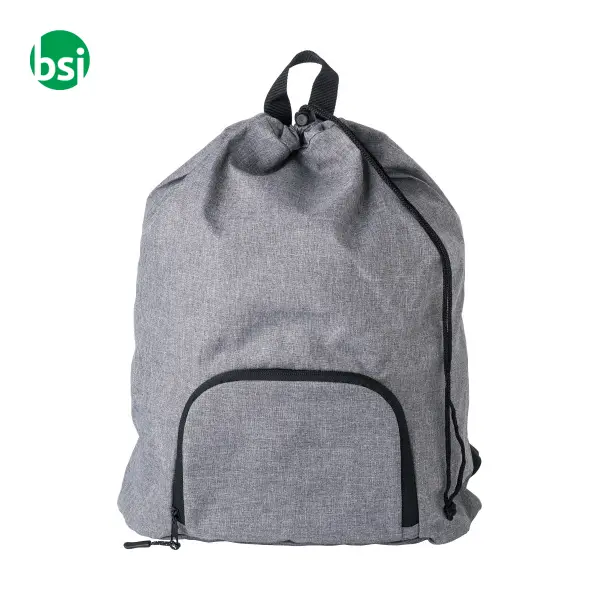 Zaino pieghevole in poliestere bicolore Camilla -  3