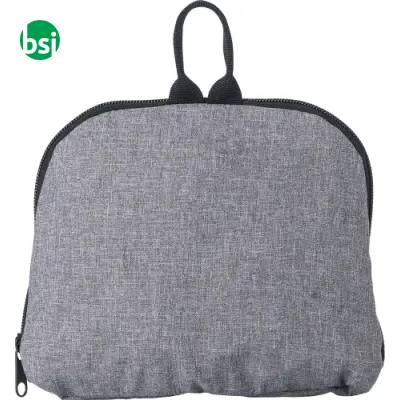 Zaino pieghevole in poliestere bicolore Camilla - Immagine 4