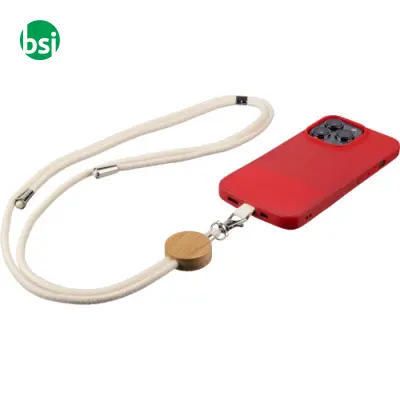 Lanyard per telefono in cotone Lucia - Immagine 2