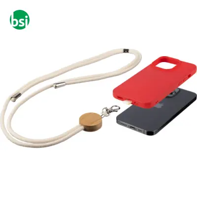 Lanyard per telefono in cotone Lucia - Immagine 3