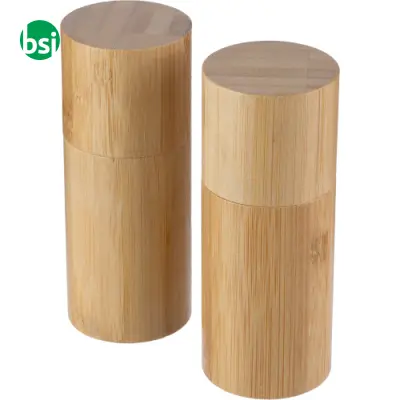 Set macina sale & pepe in bambù Christine - Immagine 4