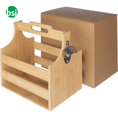 Portabottiglie in bambù Hans - Immagine 5
