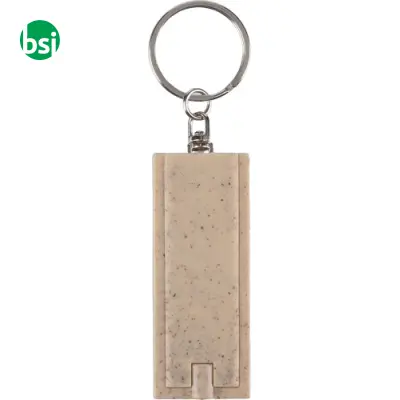 Portachiavi in paglia di grano con luce Led - Immagine 2