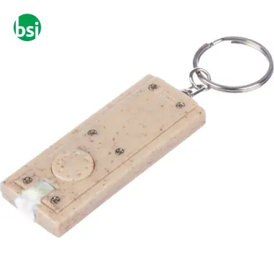 Portachiavi in paglia di grano con luce Led - Immagine 3