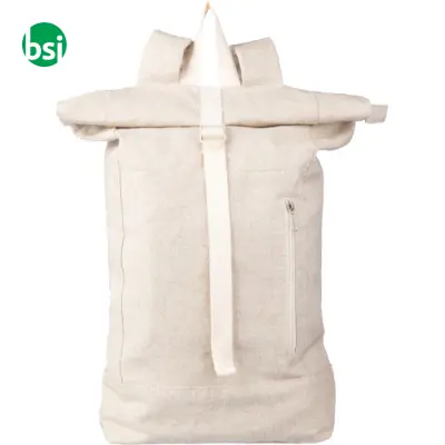 Zaino rolltop in canapa 280 gr/m² Margarete