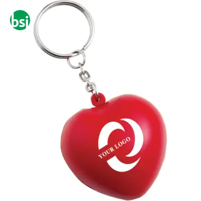 Antistress cuore con portachiavi Lilou - Immagine 2