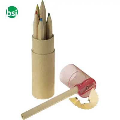 Set 6 matite colorate personalizzabile Libbie - Immagine 2