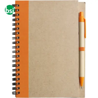 Taccuino in carta riciclata e penna a sfera Stella - Immagine 11