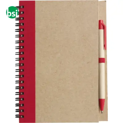 Taccuino in carta riciclata e penna a sfera Stella - Immagine 12