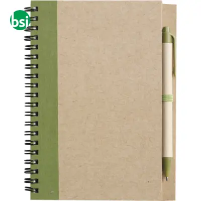 Taccuino in carta riciclata e penna a sfera Stella - Immagine 14