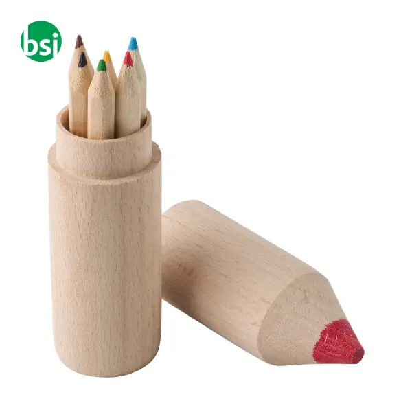 Set 6 matite colorate in legno Francis -  1