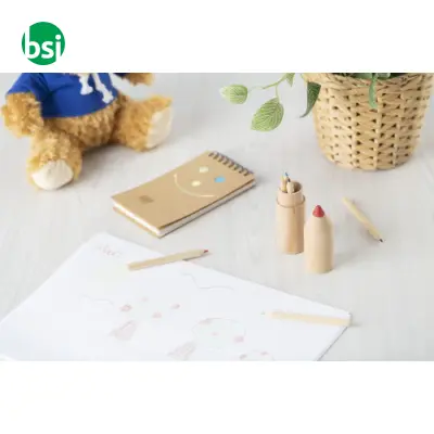 Set 6 matite colorate in legno Francis - Immagine 3