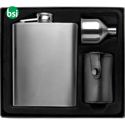 Set Fiaschetta in acciaio inox Brittany - Immagine 1