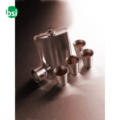 Set Fiaschetta in acciaio inox Brittany - Immagine 3