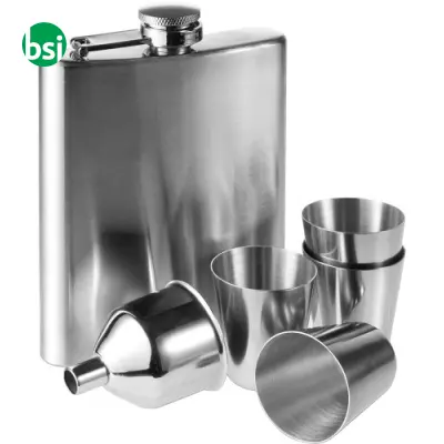 Set Fiaschetta in acciaio inox Brittany - Immagine 2