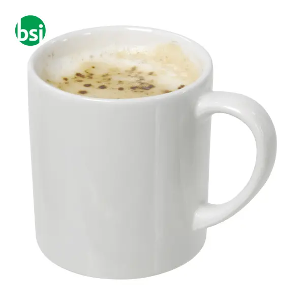 Tazza in ceramica personalizzata bianca 170ml Rachelle -  2