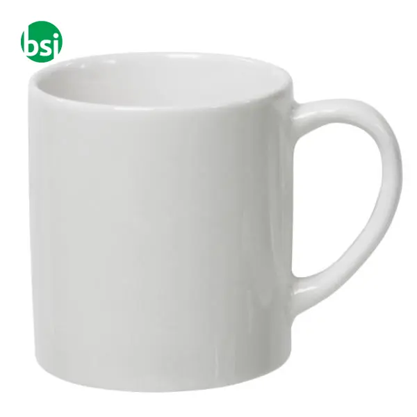 Tazza in ceramica personalizzata bianca 170ml Rachelle -  1