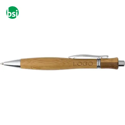 Penna a sfera in legno personalizzabile Meera - Immagine 5