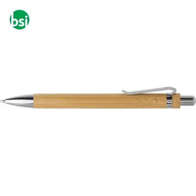 Penna a sfera in bamboo personalizzabile Colorado - Immagine 4