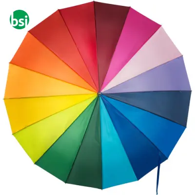 Ombrello arcobaleno 16 pannelli Haya - Immagine 2