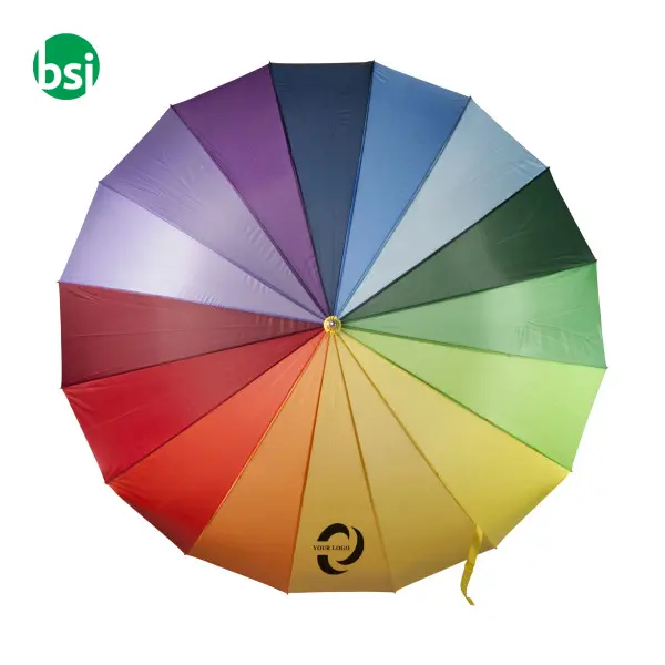 Ombrello arcobaleno 16 pannelli Haya -  4