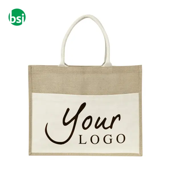 Borsa in Juta personalizzabile Livvie -  3