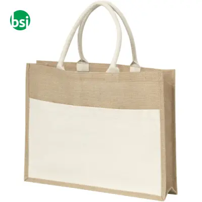 Borsa in Juta personalizzabile Livvie - Immagine 2