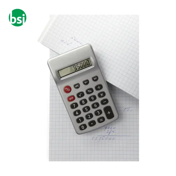 Calcolatrice 8 cifre personalizzabile Tulia -  2