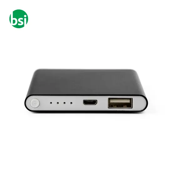 Powerbank in alluminio 4.000 mAh Ezra -  2