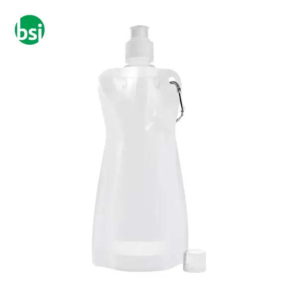 Borraccia pieghevole personalizzata in PE 420ml Bailey -  7