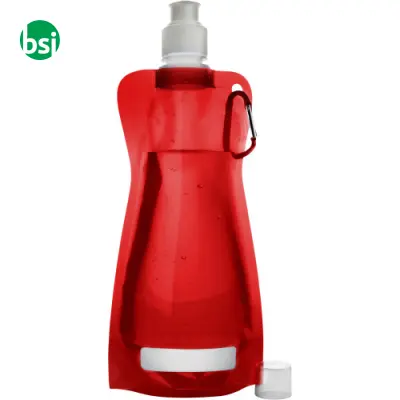 Borraccia pieghevole personalizzata in PE 420ml Bailey - Immagine 4