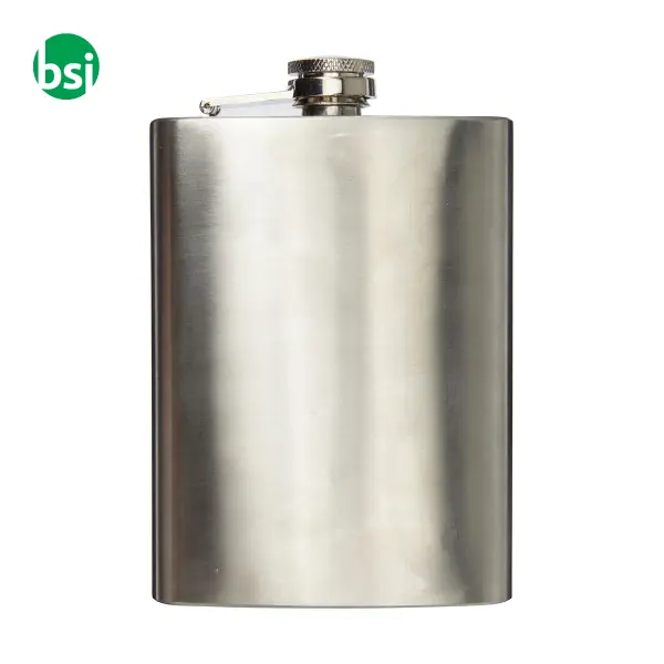 Fiaschetta personalizzabile in acciaio 240ml Benedict -  2