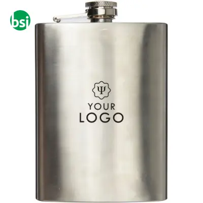 Fiaschetta personalizzabile in acciaio 240ml Benedict - Immagine 4