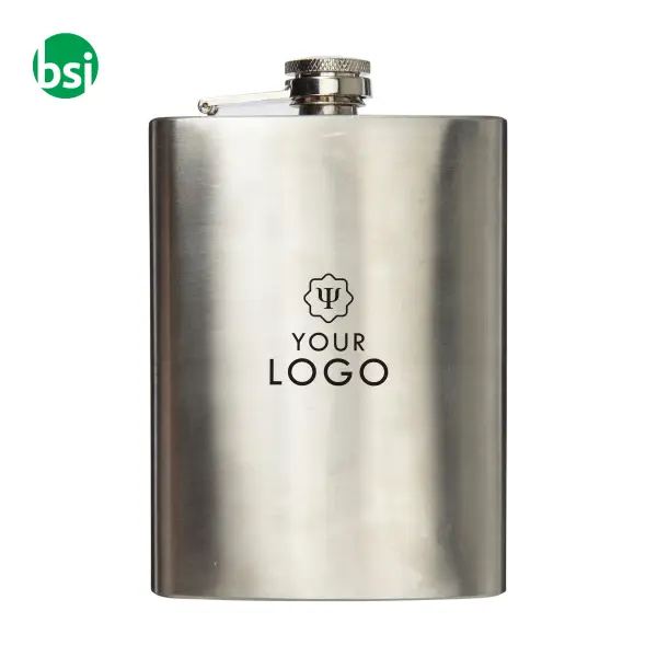 Fiaschetta personalizzabile in acciaio 240ml Benedict -  4
