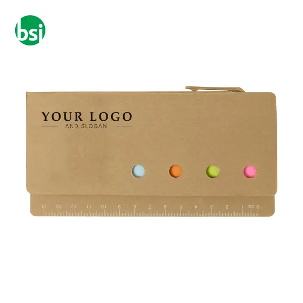 Set memo con righello personalizzabile Riva -  4