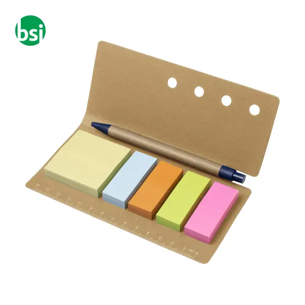 Set memo con righello personalizzabile Riva -  3