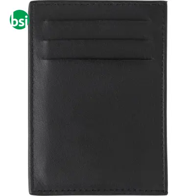 Porta carta di credito RFID in pelle Logan