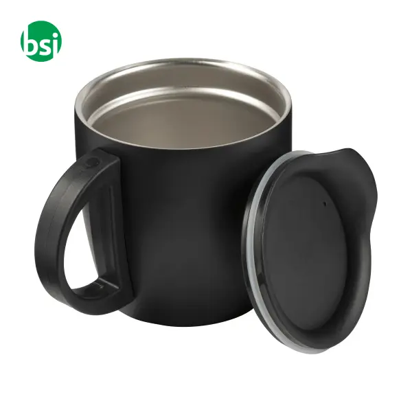 Tazza da viaggio personalizzata, acciaio inox 350ml Rania -  3