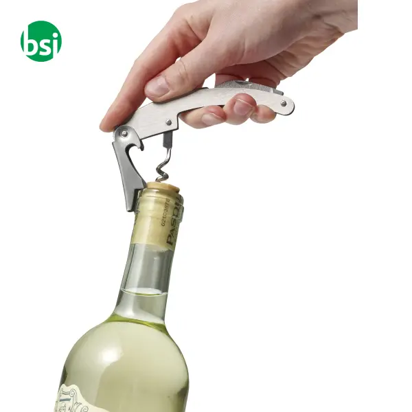 Set da vino 4 accessori in acciaio inox Jeremy -  5