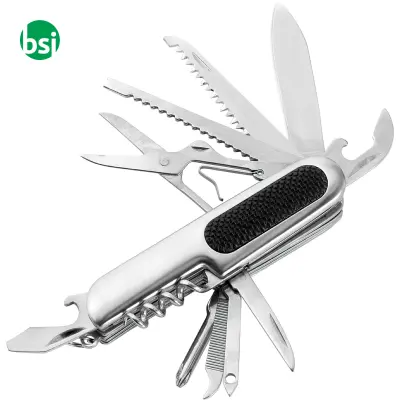 Coltellino tascabile 10 funzioni in acciaio inox - Immagine 2