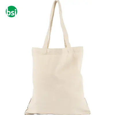 Shopping bag in cotone con base in sughero Dalia - Immagine 2